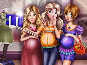 لعبة خياطة وتصميم فستان السا الحامل