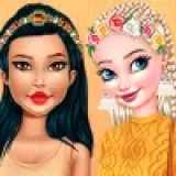 لعبة تلبيس البنت المرحة